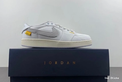 AJKO SP Union Efficient Low  7168 1 DO8912- Retro 108 White Canvas Jordan 0701
